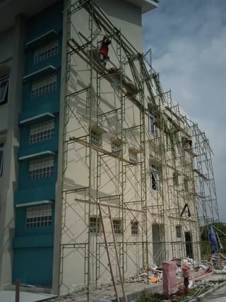 Gambar pengerjaan proyek Scaffolding